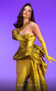 Fouad Sarkis F02810 Asymmetric Draped Gown