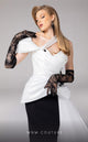 Fouad Sarkis F02810 Asymmetric Draped Gown