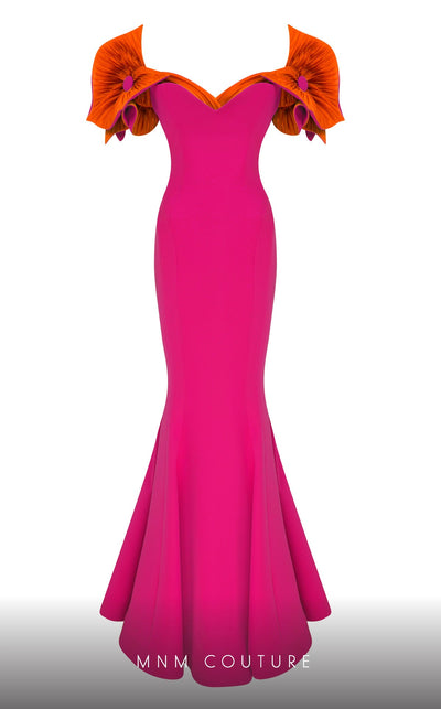 Fouad Sarkis F02820 Evening Dress - Classic Black & White