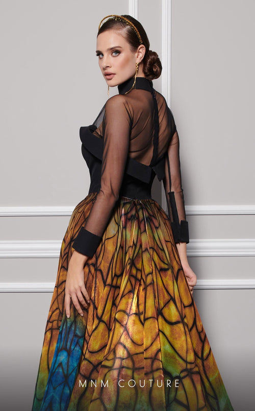 Fouad Sarkis F02825 Long Black Dress