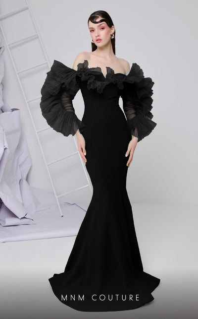 Fouad Sarkis F02850 Off-Shoulder Mermaid Gown