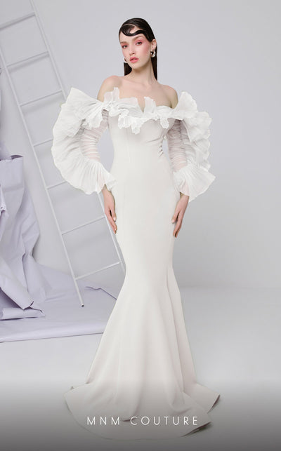 Fouad Sarkis F02850 Off-Shoulder Mermaid Gown