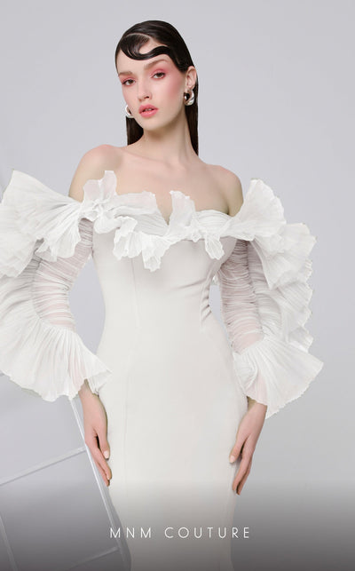 Fouad Sarkis F02850 Off-Shoulder Mermaid Gown