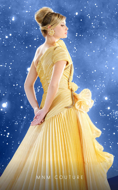 Fouad Sarkis F02856 Lace & Beaded Evening Gown