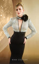 Fouad Sarkis F02859 Black Evening Dress