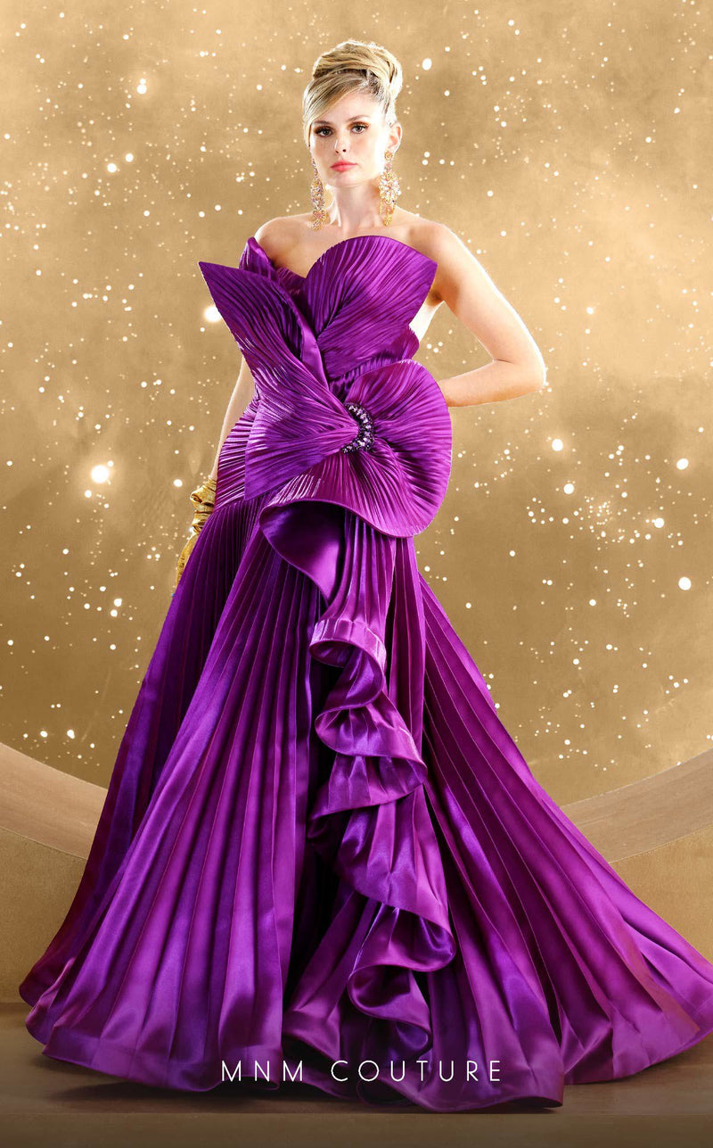Aqua Evening Dress by MNM Couture - Formal Long Gown