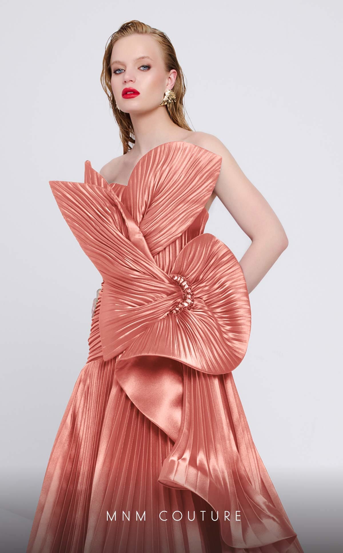 Fouad Sarkis F02867 Elegant Evening Gown