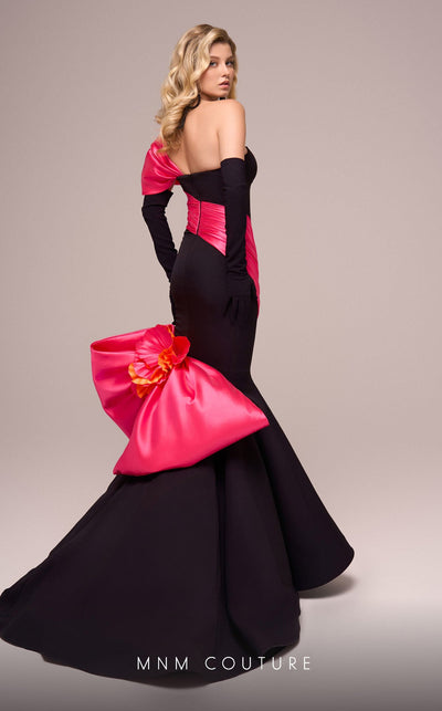 Fouad Sarkis F02883 One-Shoulder Mermaid Gown