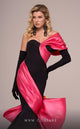 Fouad Sarkis F02883 One-Shoulder Mermaid Gown