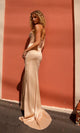 Nox Anabel F1466 Strapless Prom Dress with Sheer Bodice