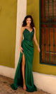 Nox Anabel F1466 Strapless Prom Dress with Sheer Bodice