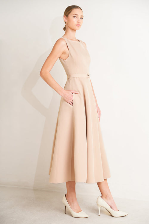 Flying Tomato BEIGE DRESSES