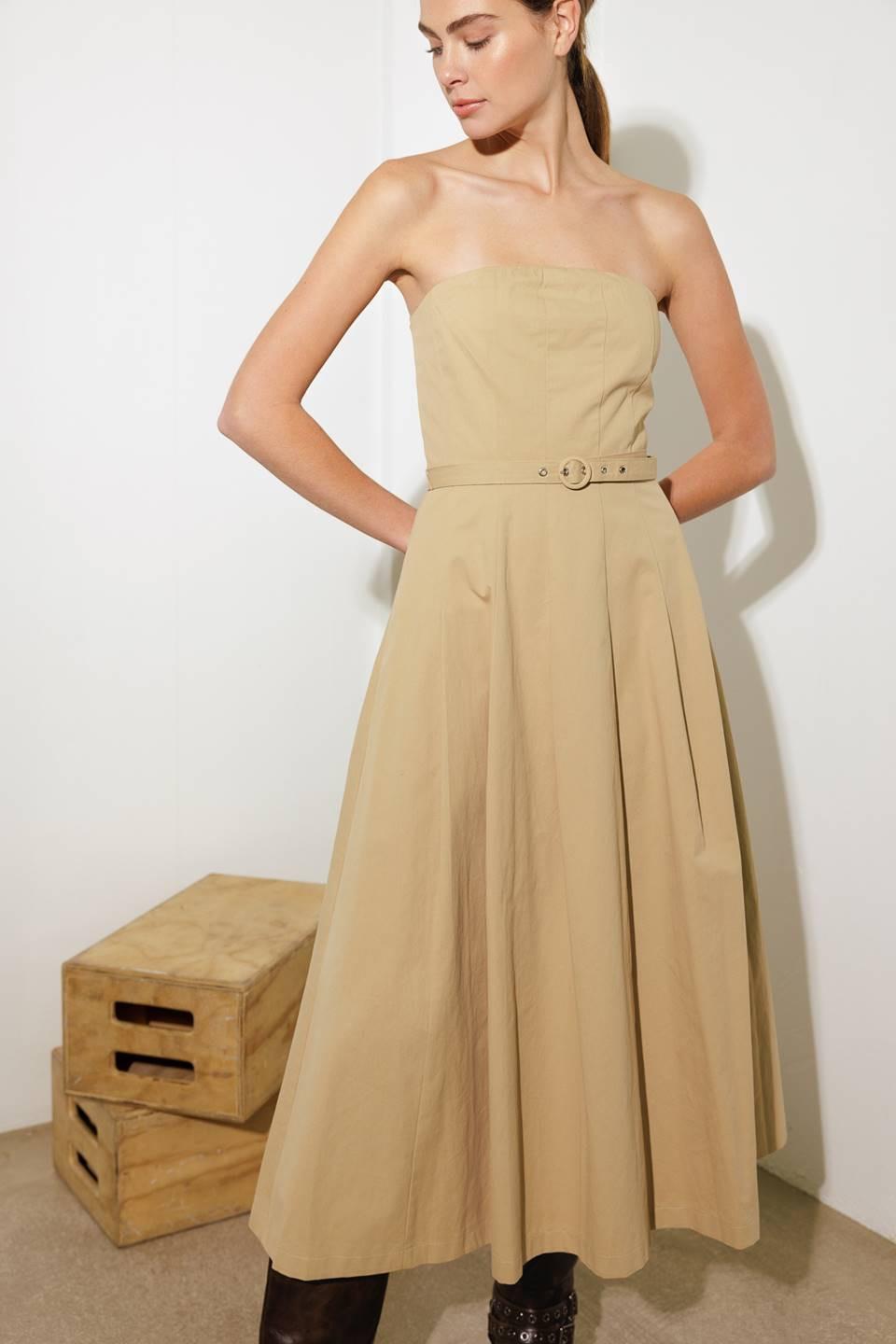 Flying Tomato TAUPE DRESSES