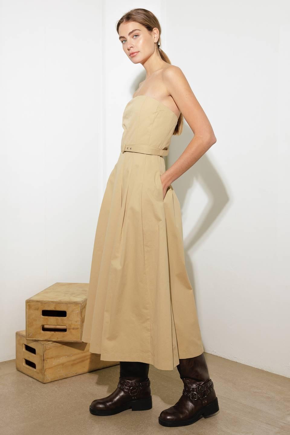 Flying Tomato TAUPE DRESSES