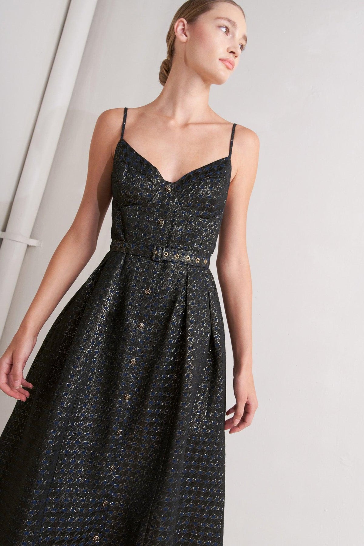 Flying Tomato NAVY/GOLD DRESSES