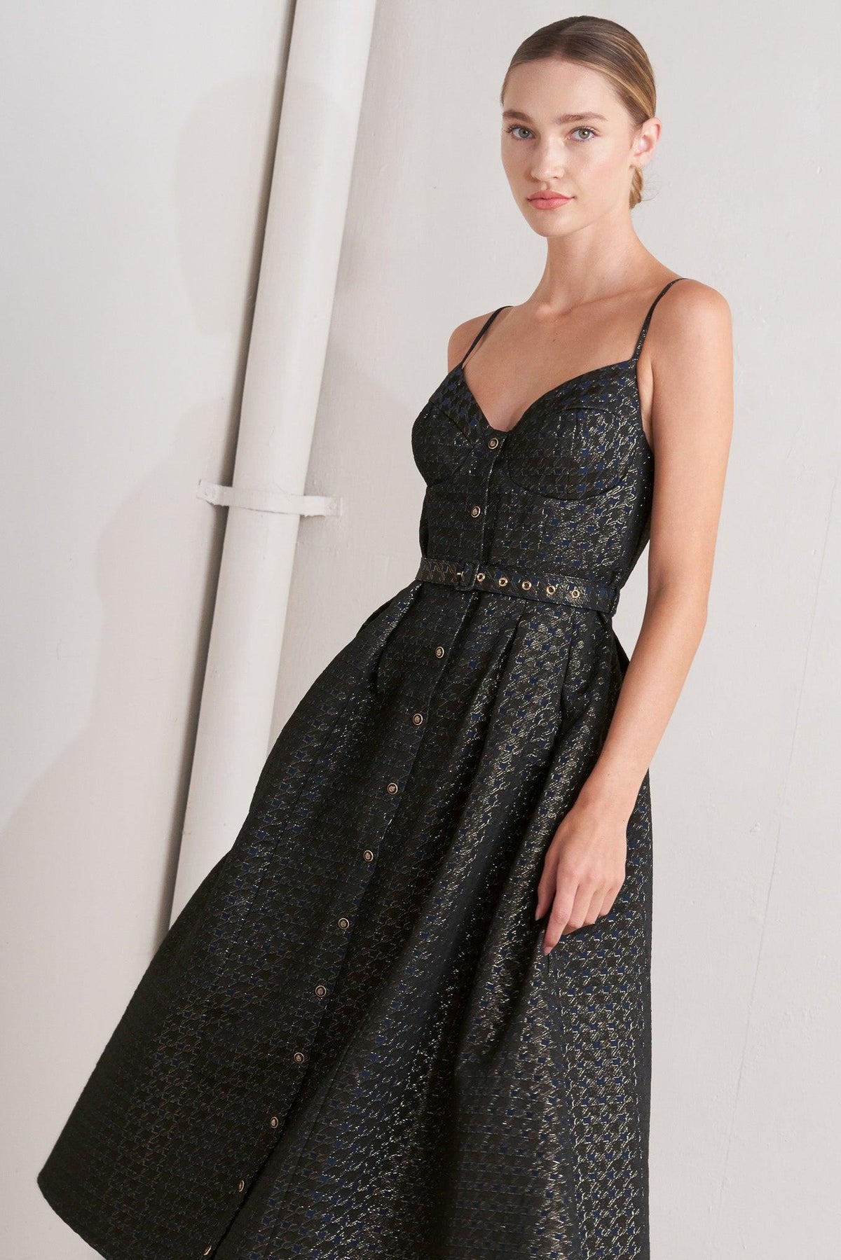 Flying Tomato NAVY/GOLD DRESSES