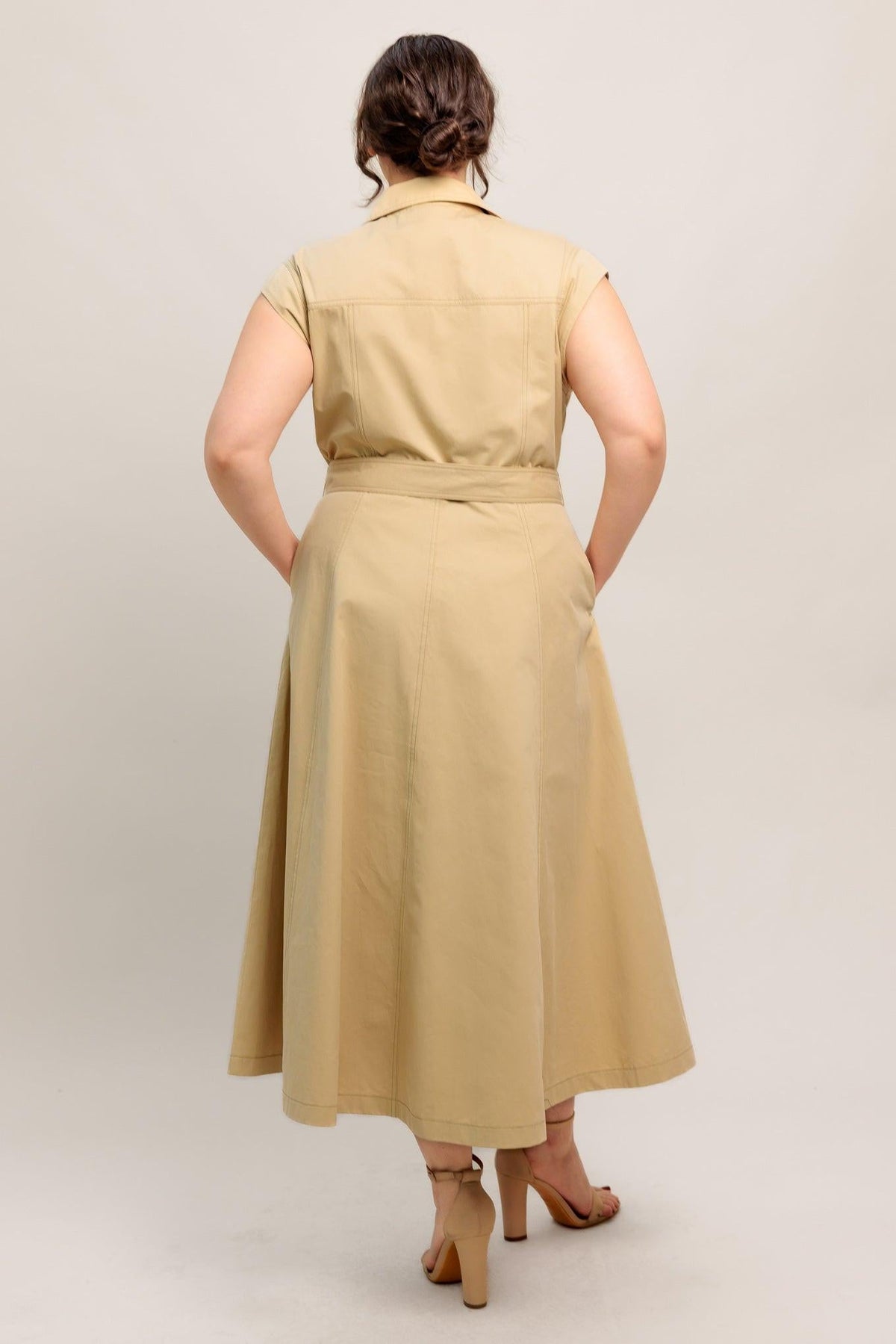 Flying Tomato KHAKI DRESSES