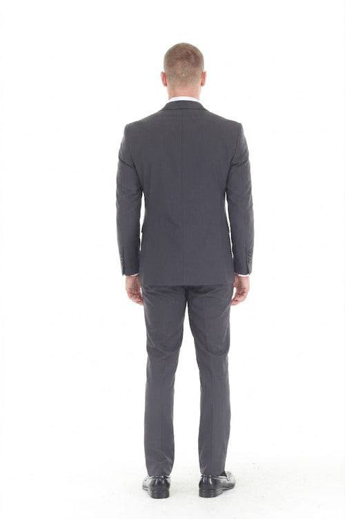 Men's 3-Piece Slim Fit Suit Notch Lapel Blazer and Active 2-Way Stretch Fabric for Formal WearMen's 3-Piece Slim Fit Suit Notch Lapel Blazer and Active 2-Way Stretch Fabric for Formal Wear