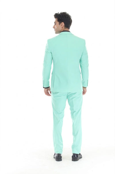 3-Piece Men's Suit with Notch Lapel Blazer, Double-Breasted Vest, and 2-Way Stretch Fabric