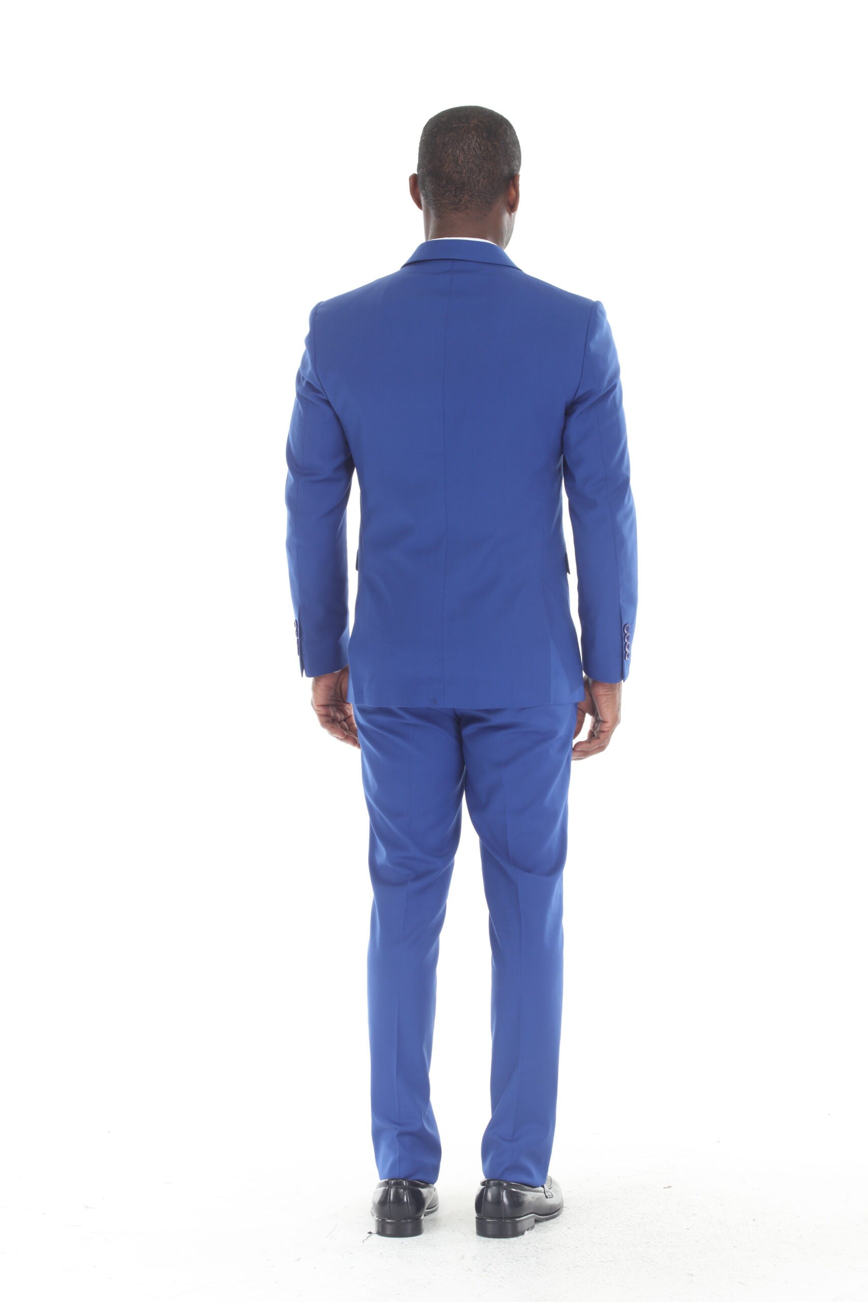 3-Piece Slim Fit Suit with Notch Lapel Blazer, Double-Breasted Vest, and 2-Way Stretch Fabric