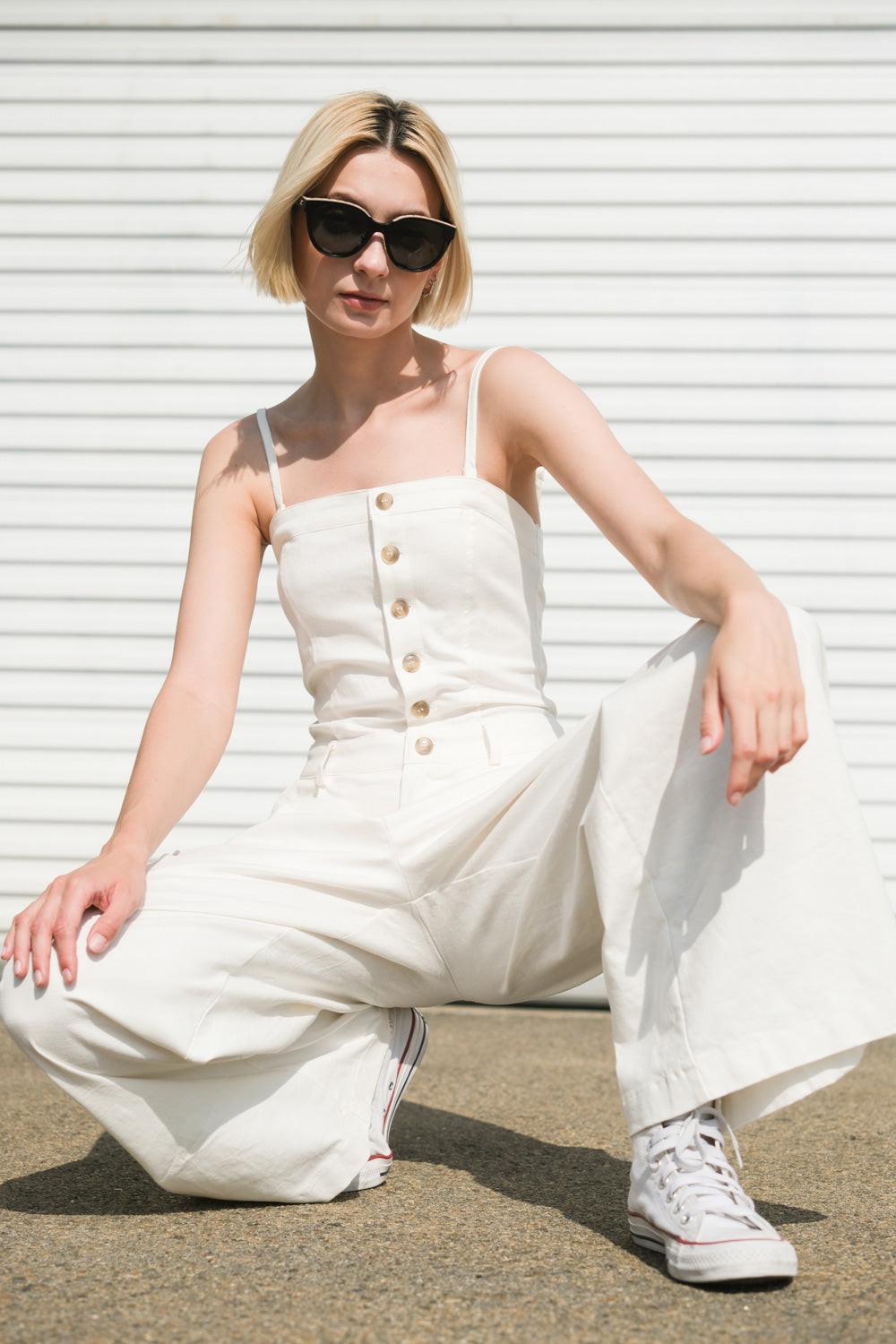 Flying Tomato TAUPE JUMPSUIT