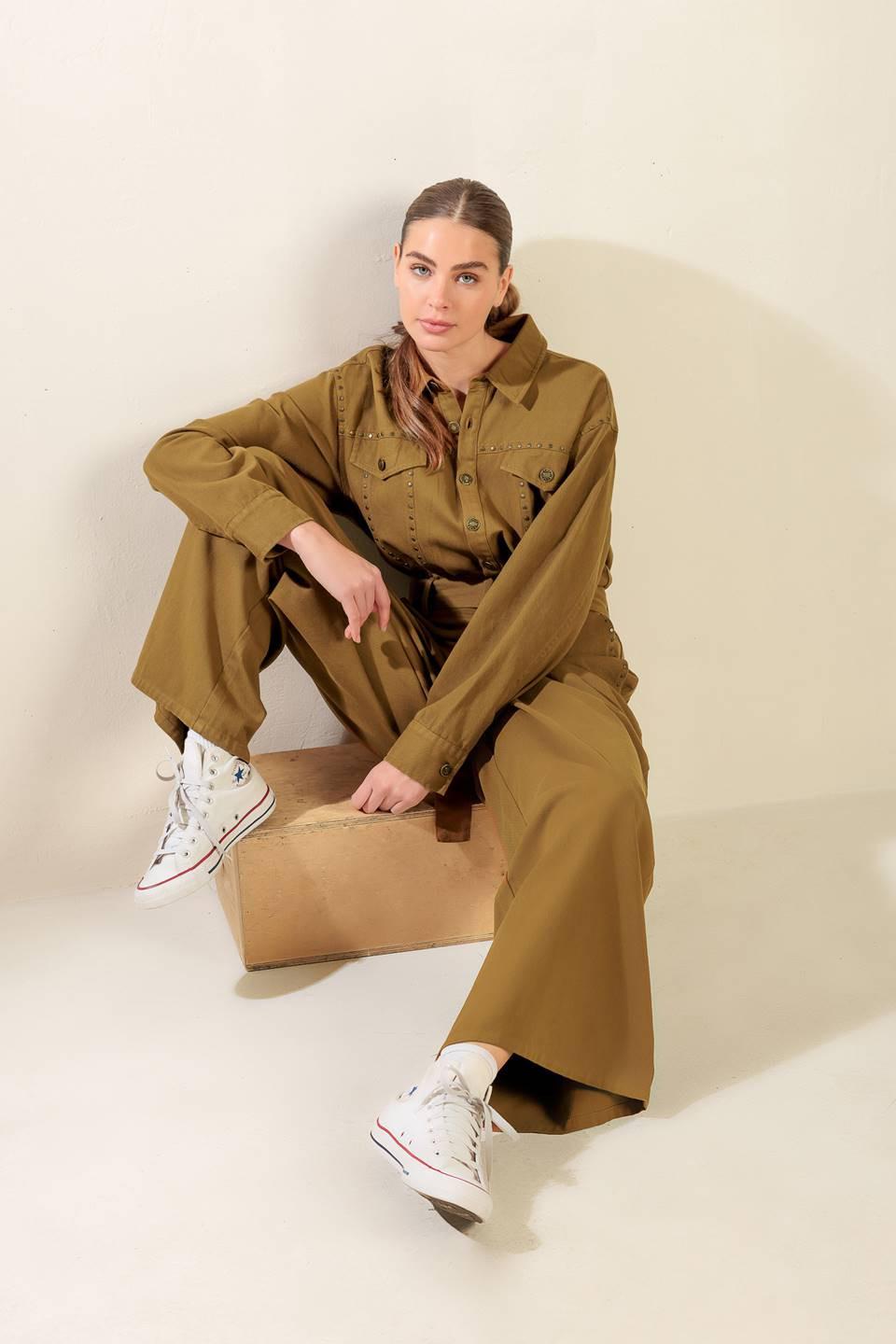Flying Tomato BROWN JUMPSUIT