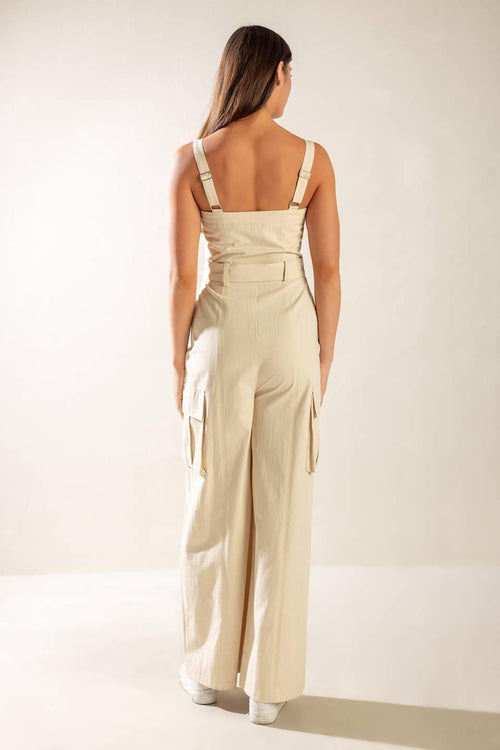 Flying Tomato OATMEAL JUMPSUIT