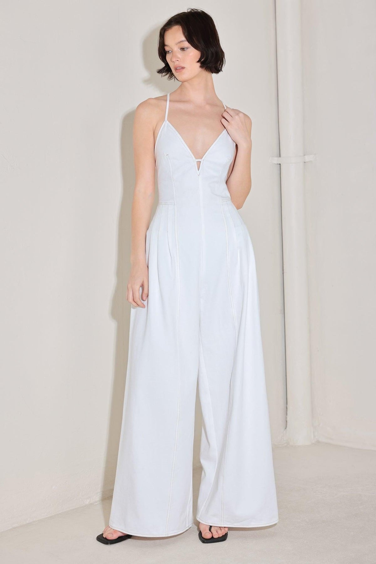 Flying Tomato WHITE JUMPSUIT