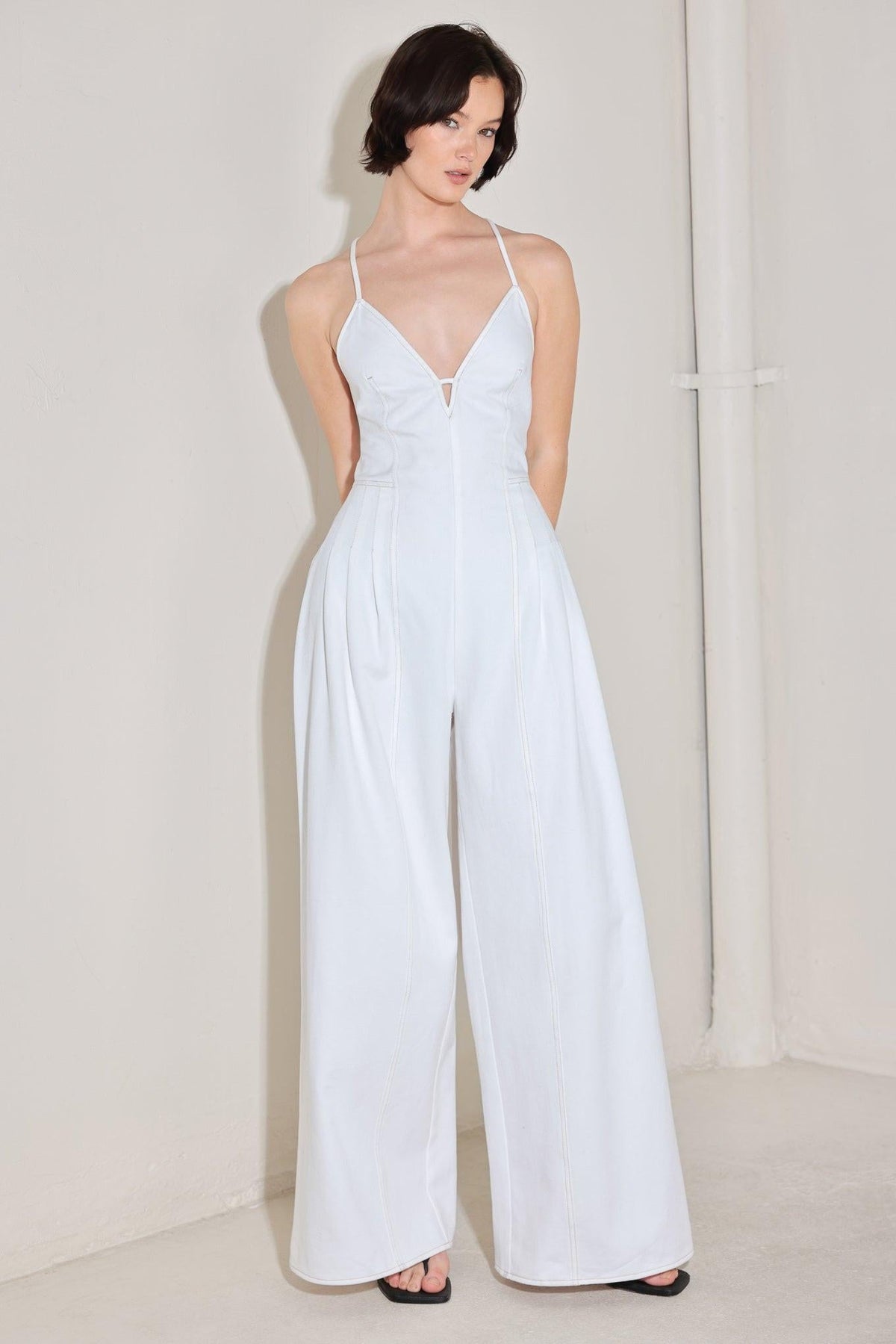 Flying Tomato WHITE JUMPSUIT