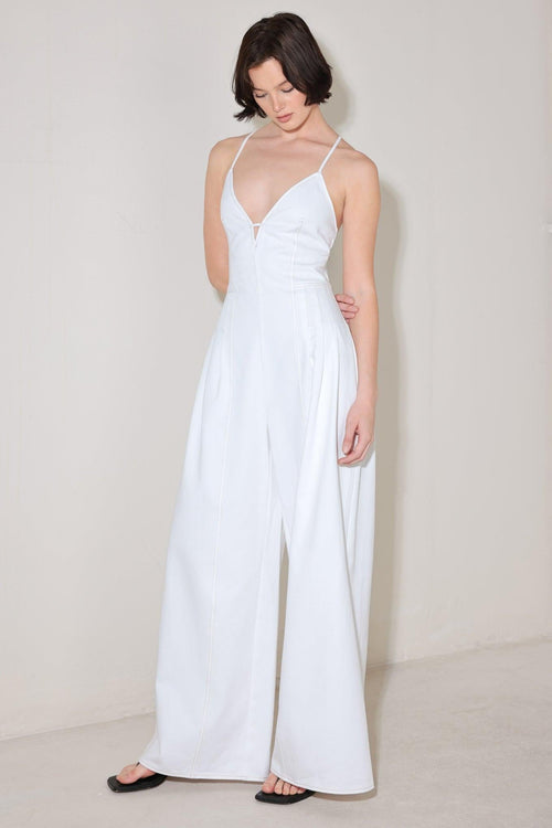 Flying Tomato WHITE JUMPSUIT