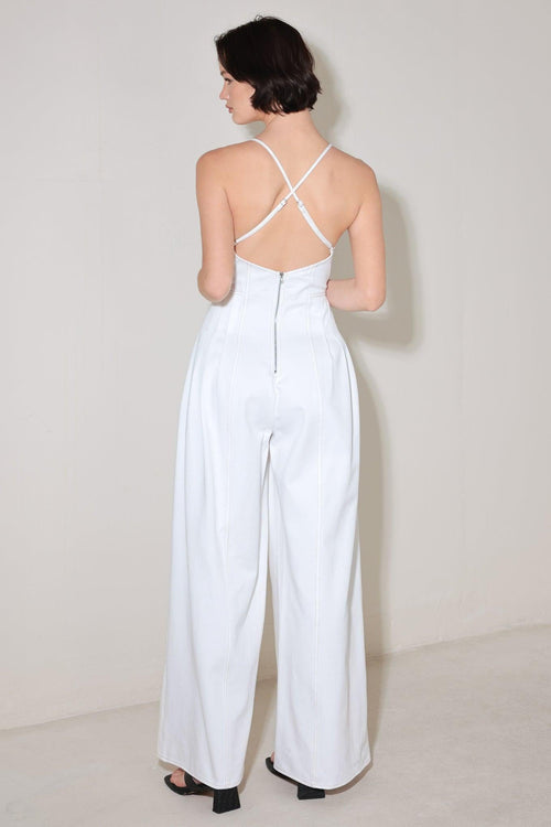 Flying Tomato WHITE JUMPSUIT