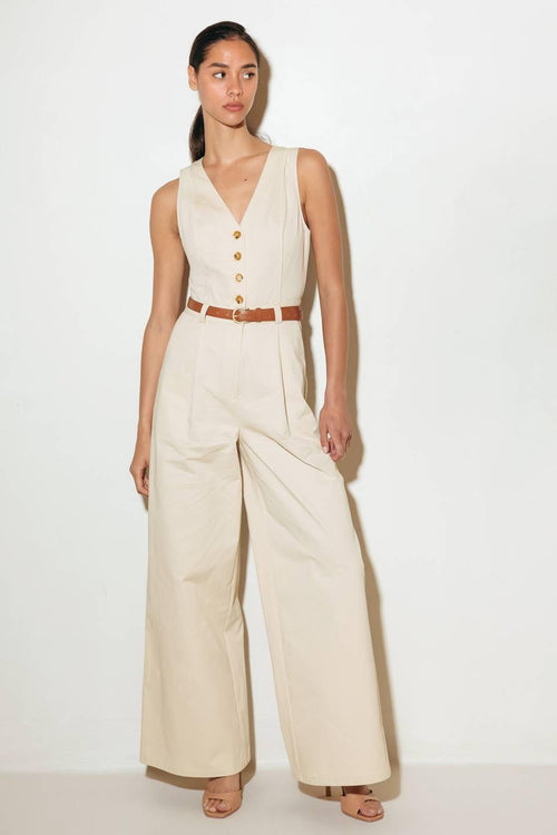 Flying Tomato ALMOND JUMPSUIT