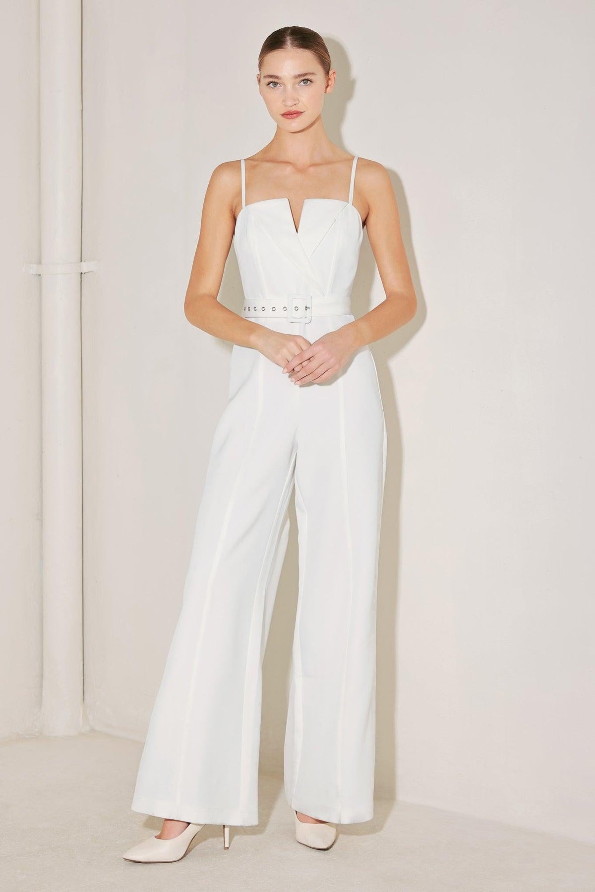 Flying Tomato WHITE JUMPSUIT