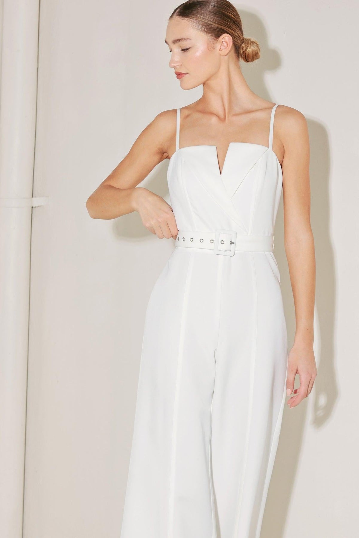 Flying Tomato WHITE JUMPSUIT