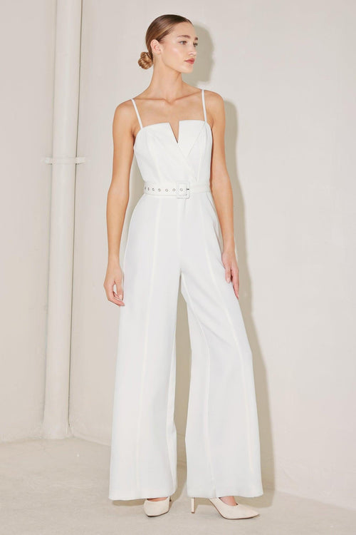 Flying Tomato WHITE JUMPSUIT