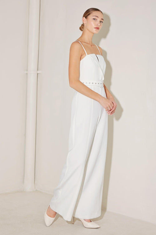 Flying Tomato WHITE JUMPSUIT