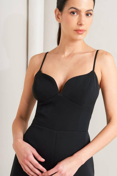 Flying Tomato BLACK JUMPSUIT
