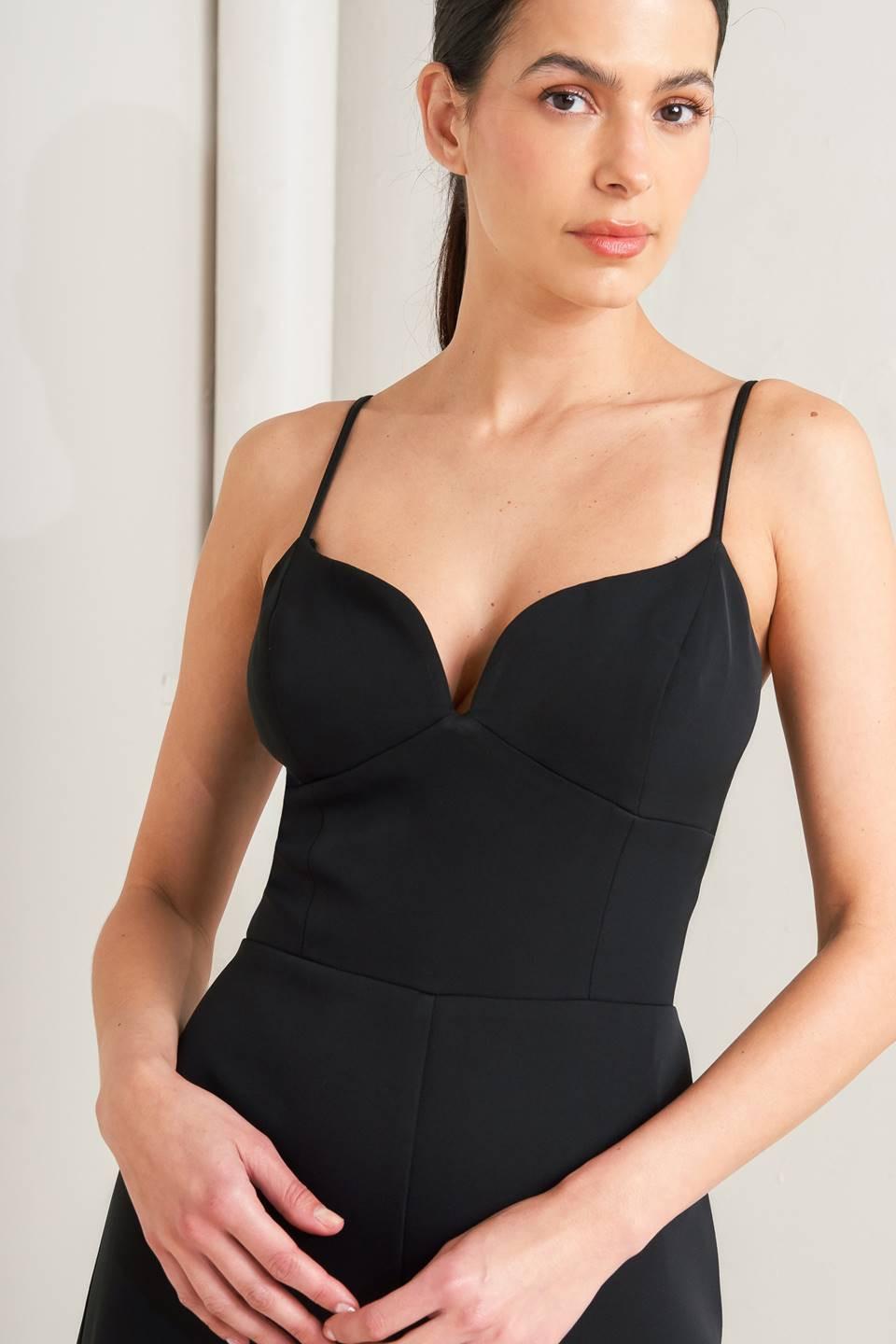 Flying Tomato BLACK JUMPSUIT
