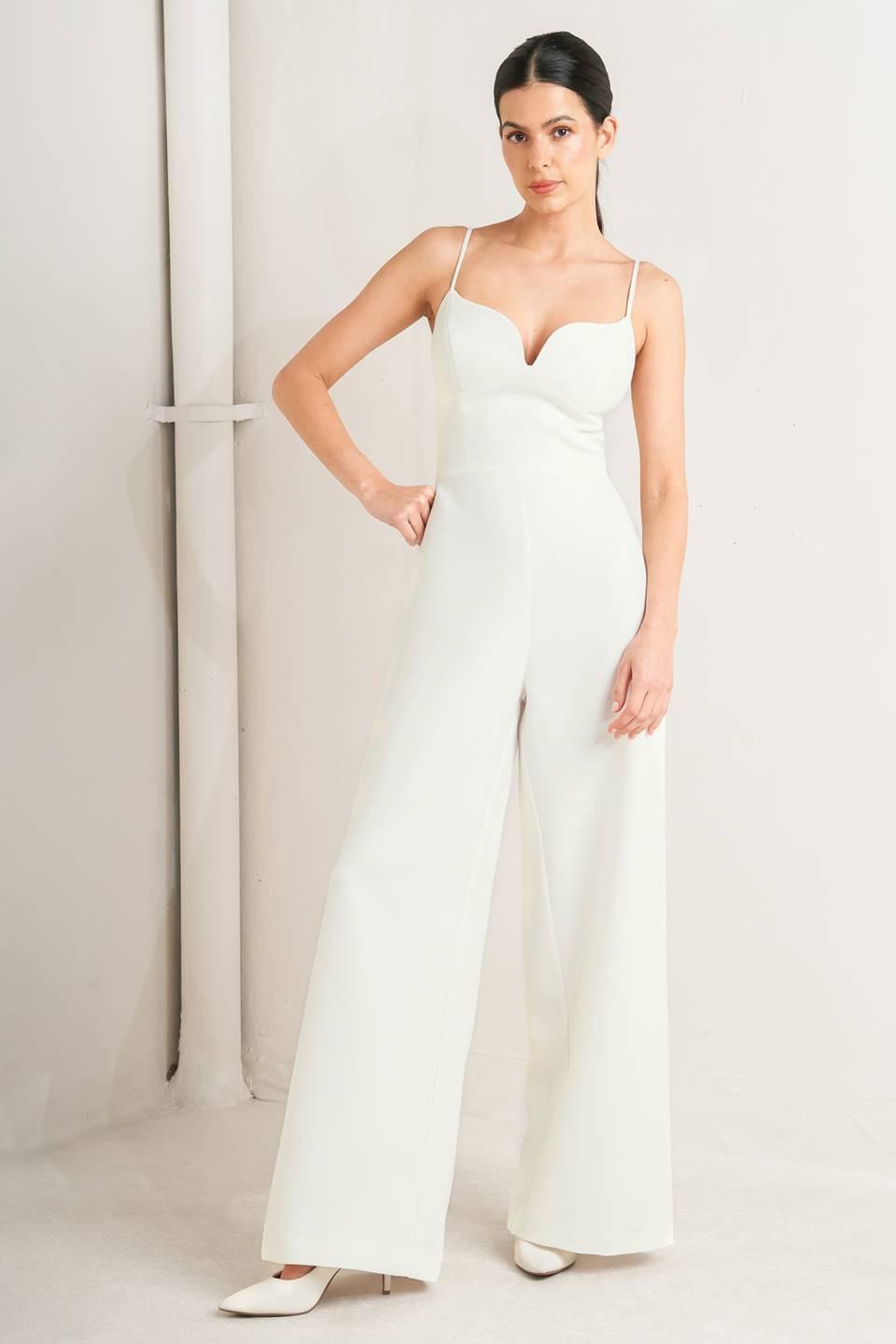 Flying Tomato OFF WHITE JUMPSUIT