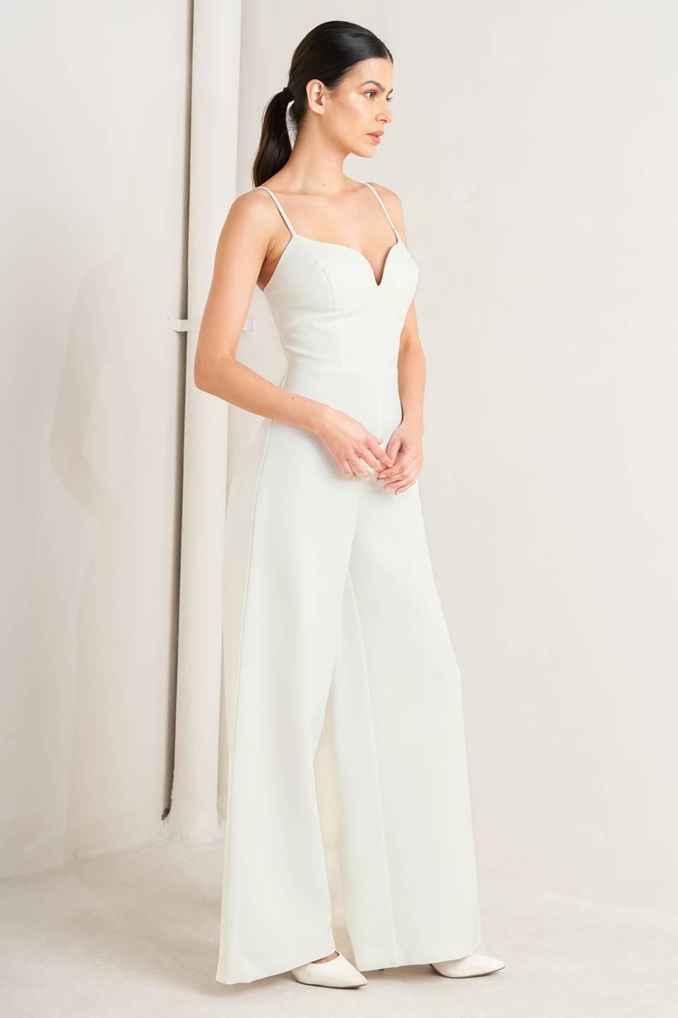 Flying Tomato OFF WHITE JUMPSUIT
