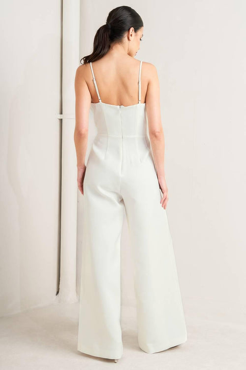 Flying Tomato OFF WHITE JUMPSUIT