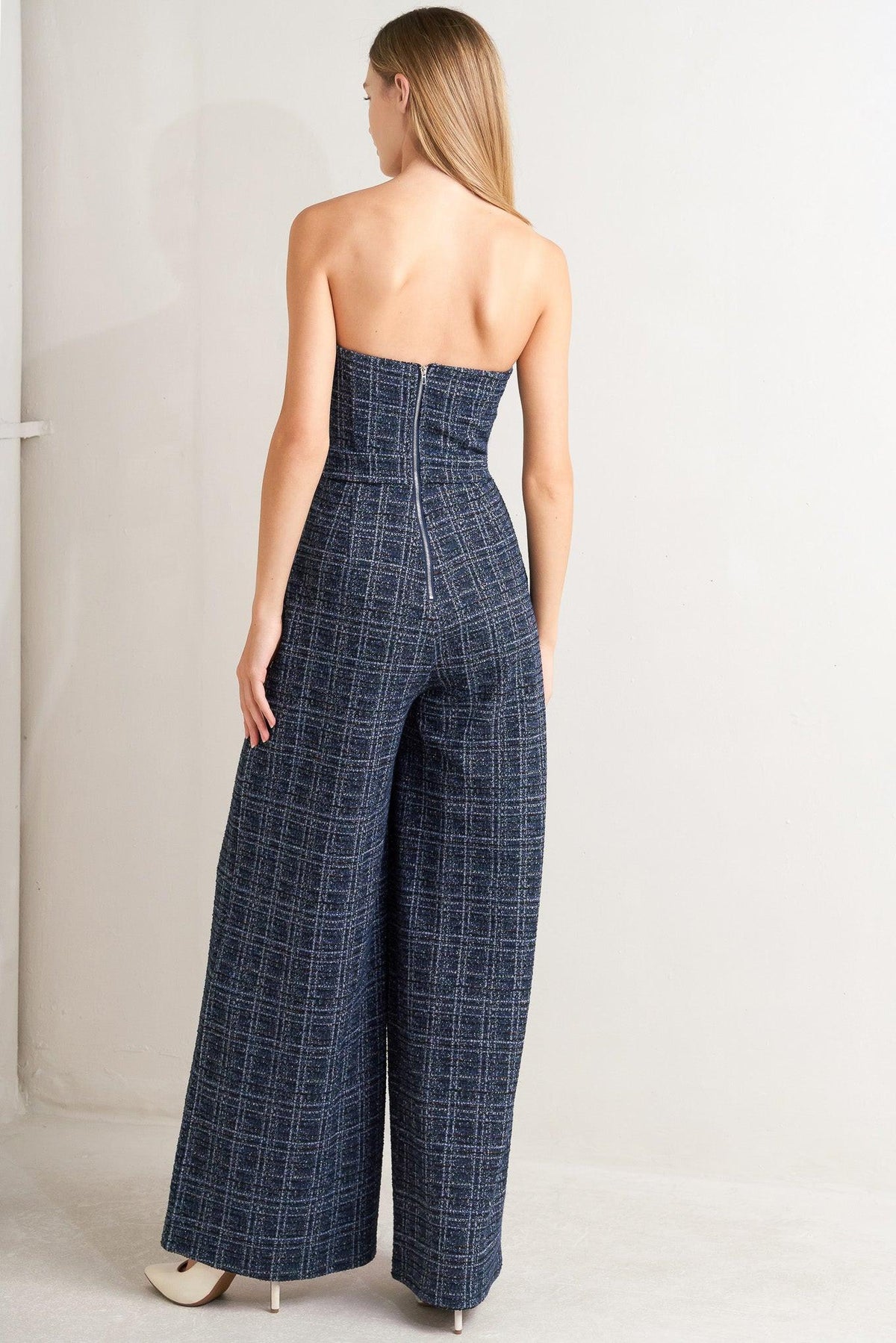 Flying Tomato NAVY MULTI JUMPSUIT