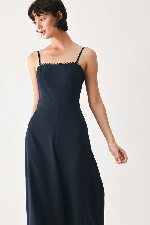 Flying Tomato NAVY JUMPSUIT