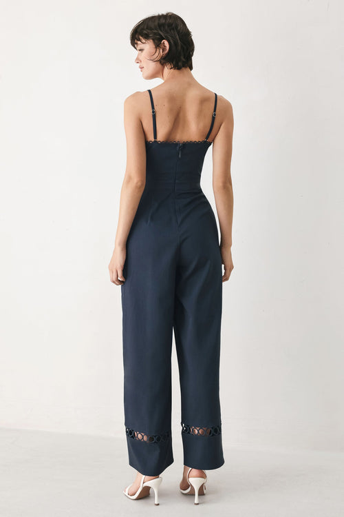 Flying Tomato NAVY JUMPSUIT