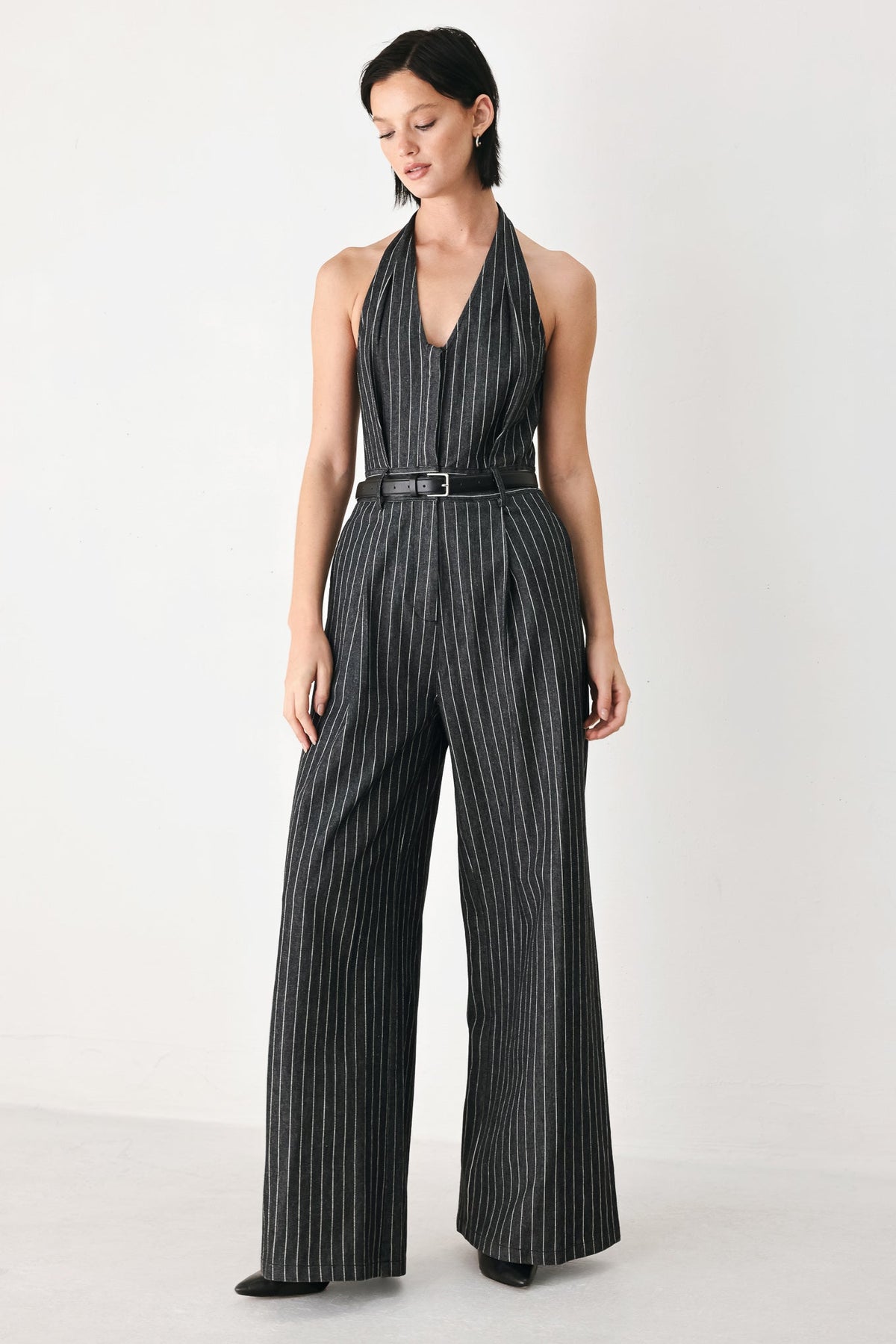 Flying Tomato WASHED BLACK JUMPSUIT
