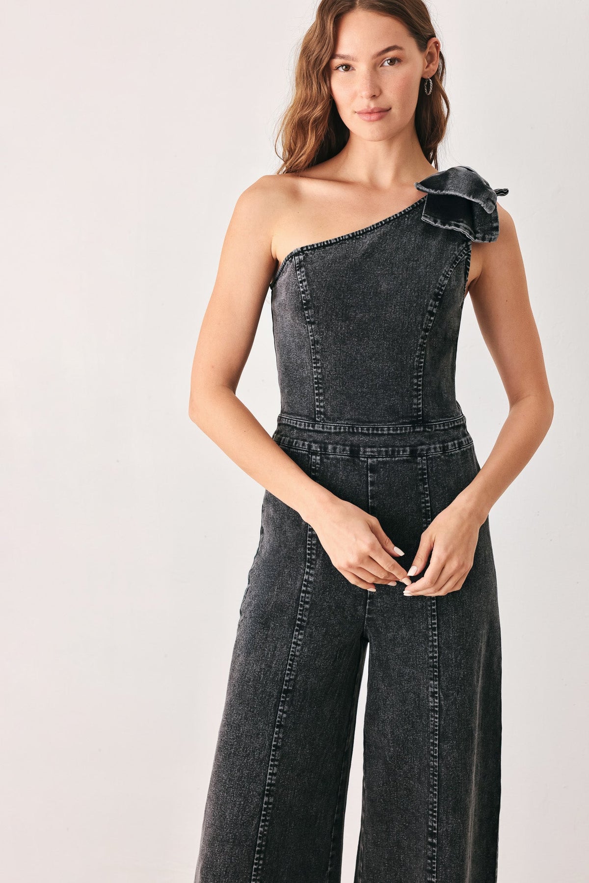 Flying Tomato BLACK JUMPSUIT
