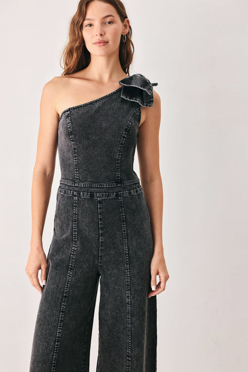 Flying Tomato BLACK JUMPSUIT