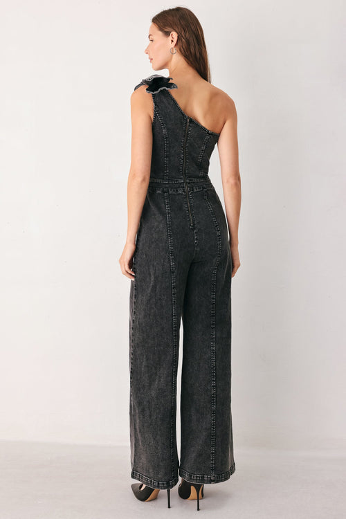 Flying Tomato BLACK JUMPSUIT