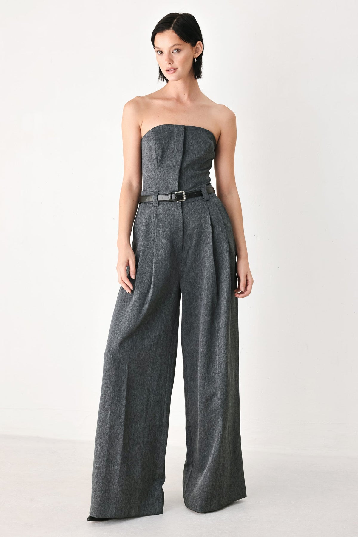 Flying Tomato CHARCOAL JUMPSUIT