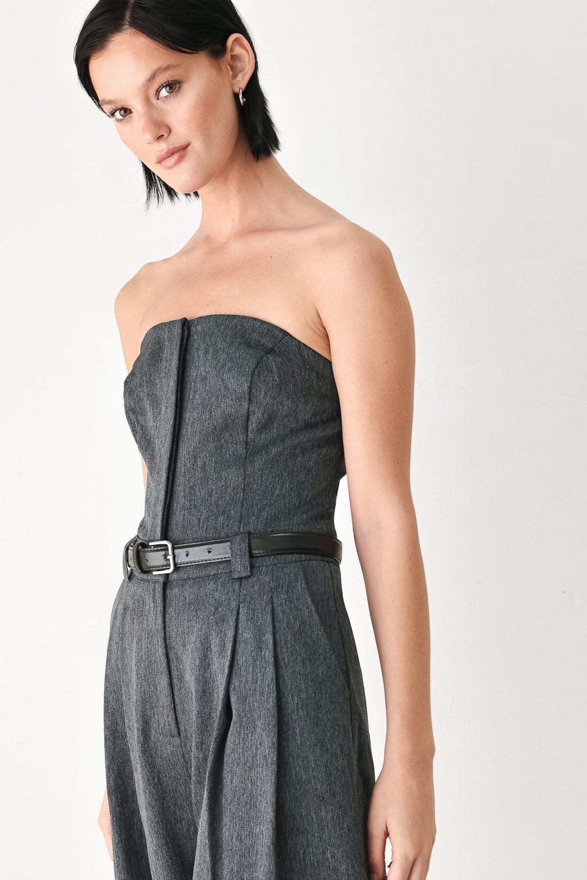 Flying Tomato CHARCOAL JUMPSUIT